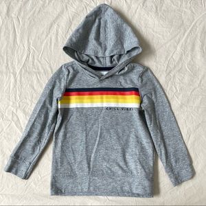 Old Navy Grey Chill Vibes Pullover Hoodie